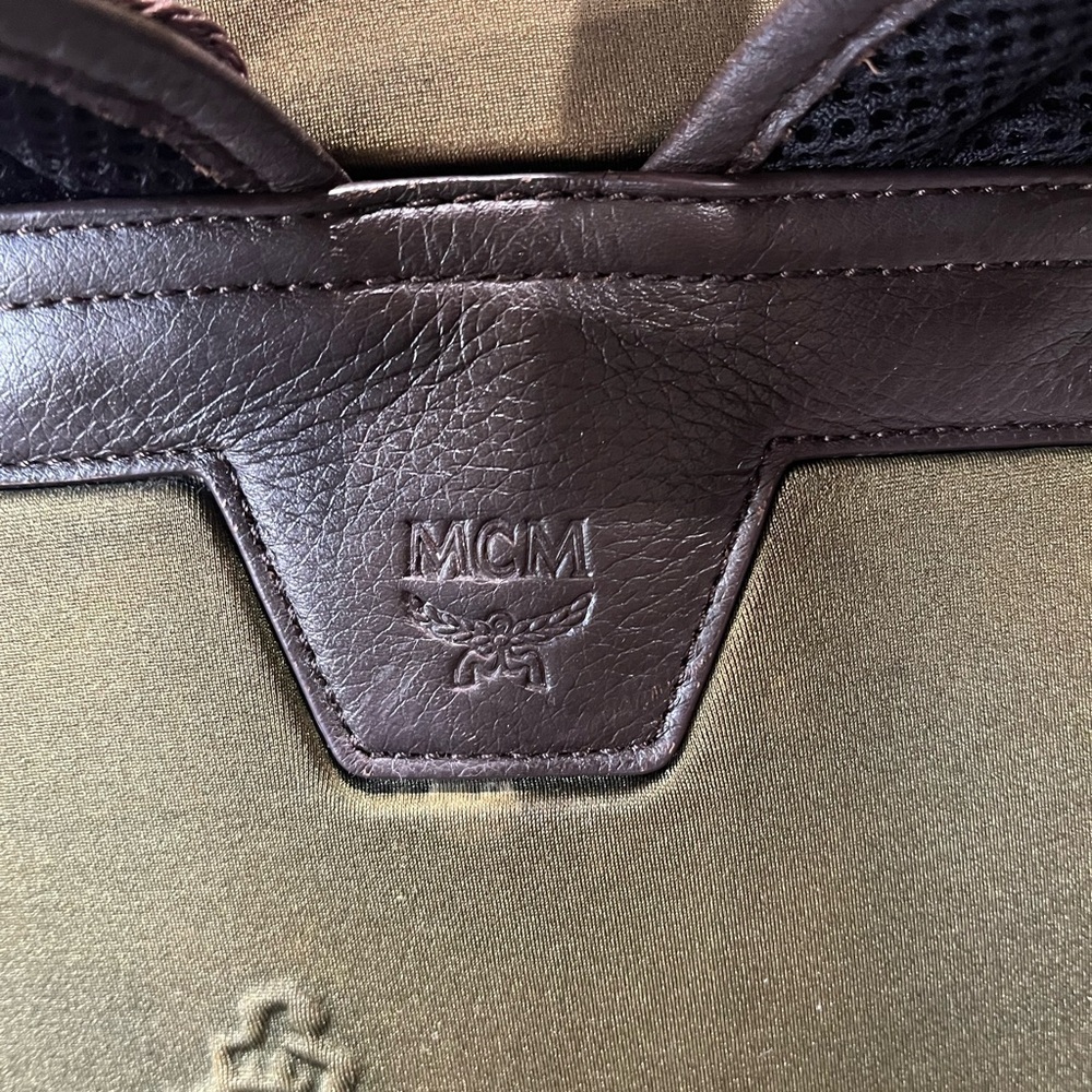 MCM LARGE BROWN VISETOS BACKPACK - Picture 6 of 16